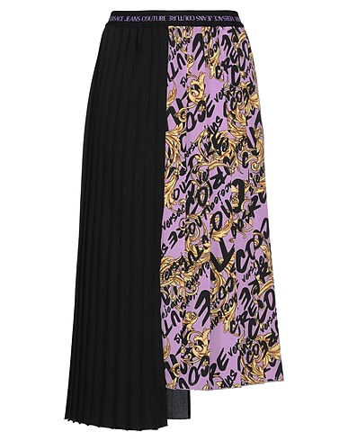 VERSACE JEANS COUTURE Midi skirt Purple 100% Polyester