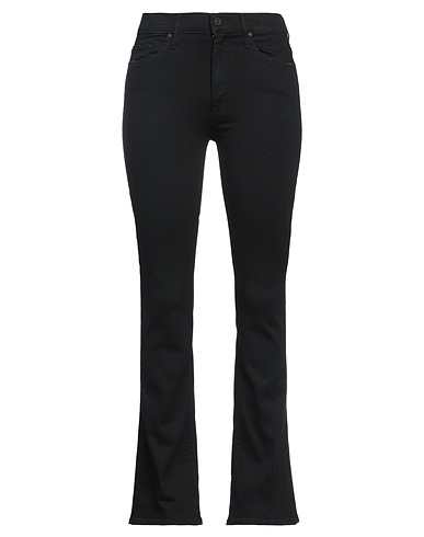 MOTHER Denim trousers Black 93% Cotton, 5% Polyester, 2% Elastane