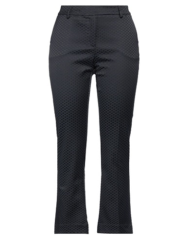MESSAGERIE Casual trouser Midnight blue 60% Cotton, 37% Polyester, 3% Elastane