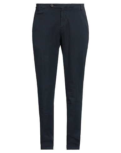 CAMOUFLAGE AR AND J. Casual trouser Midnight blue 95% Cotton, 3% Cashmere, 2% Elastane