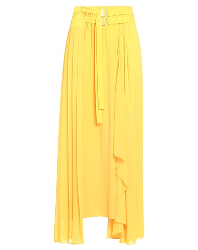 ICEBERG Long skirt Yellow 69% Acetate, 31% Silk