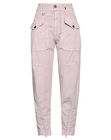 HIGH Pantalone Rosa 66% Cotone, 32% Lino, 2% Elastan