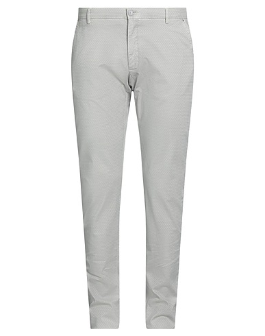 ZANELLA Casual trouser Grey 97% Cotton, 3% Elastane