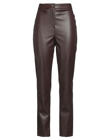 BLUGIRL Casual pants Dark brown 50% Polyester, 50% Polyurethane