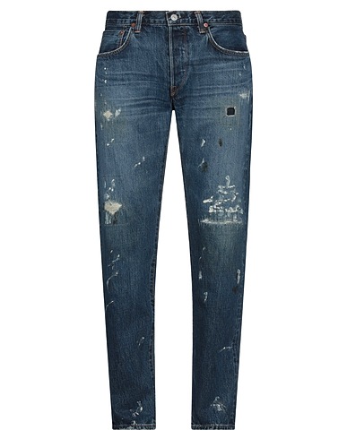 EDWIN Denim trousers Blue 100% Cotton