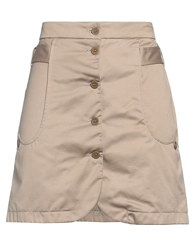 CAPALBIO Mini skirt Light brown 100% Cotton