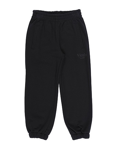 VICOLO Casual trouser Black 65% Cotton, 35% Polyester