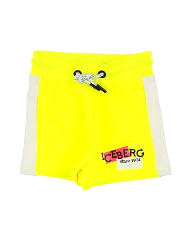 ICEBERG Shorts & Bermuda Azure 64% Polyester, 32% Cotton, 4% Elastane