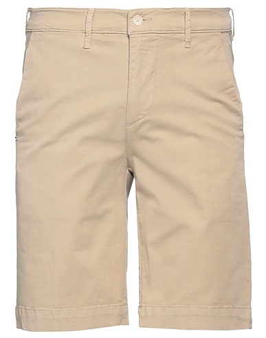 0/ZERO CONSTRUCTION Shorts & Bermuda Beige 97% Cotton, 3% Elastane