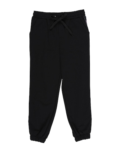 J'AIME’ Casual trouser Black 95% Polyester, 5% Elastane