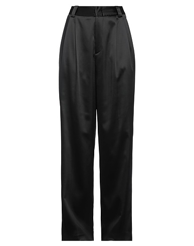 TONELLO Pantalone Nero 48% Acetato, 45% Poliammide, 7% Elastan