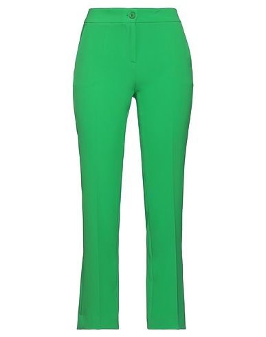 ALL 19.19 Casual pants Green 91% Polyester, 9% Elastane