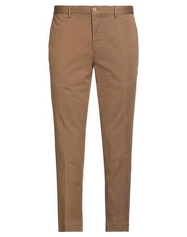 INCOTEX Casual pants Khaki 97% Cotton, 3% Elastane
