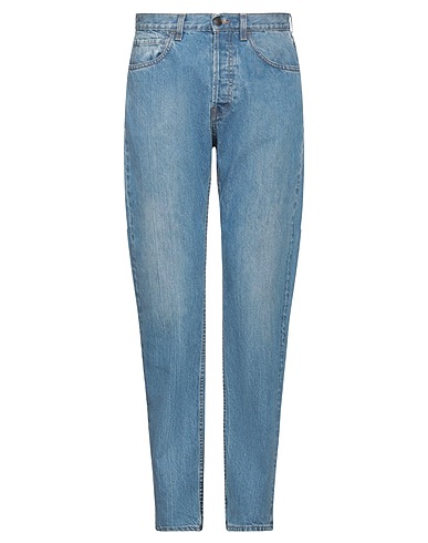B.CROM Denim trousers Blue 100% Cotton
