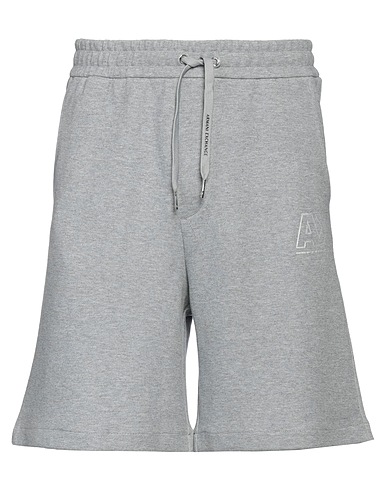 ARMANI EXCHANGE Shorts & Bermuda Grey 63% Cotton, 37% Polyester