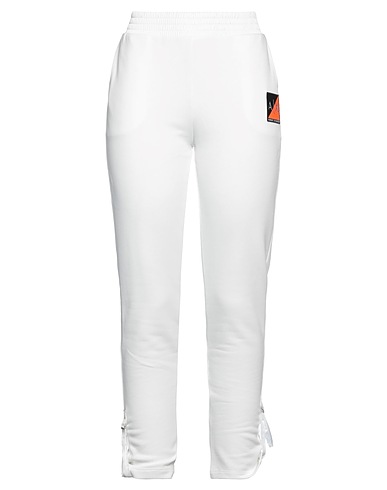 ARMANI EXCHANGE Casual trouser White 100% Cotton, Polyester