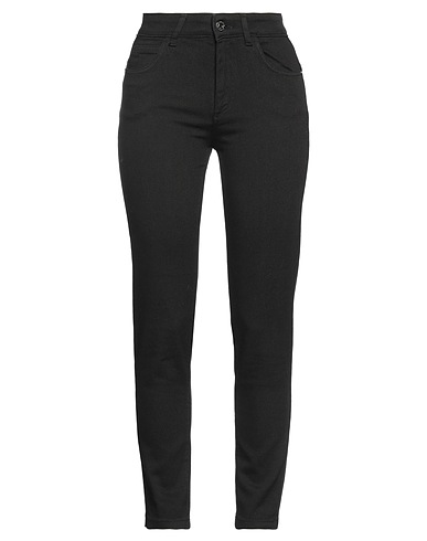 CARACTÈRE Denim pants Black 98% Cotton, 2% Elastane