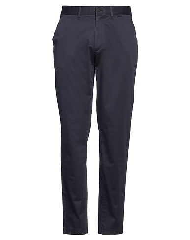 CALVIN KLEIN Casual trouser Midnight blue 97% Cotton, 3% Elastane