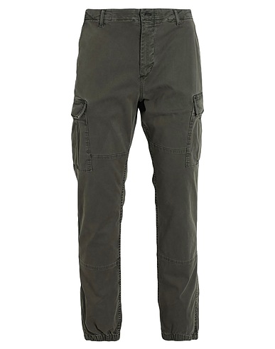 TOMMY HILFIGER Cargo Military green 98% Cotton, 2% Elastane