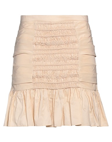 ELISABETTA FRANCHI Mini skirt Beige 100% Polyester
