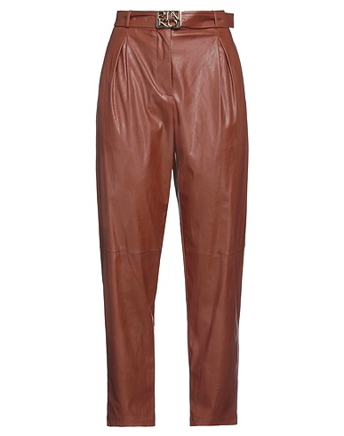 PINKO Hosen Braun 100% Polyester, Polyurethan