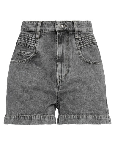 MARANT ÉTOILE Denim shorts Grey 100% Cotton