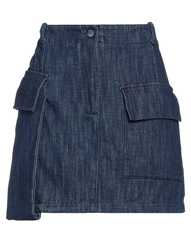 HAVEONE Denim skirt Blue 100% Cotton