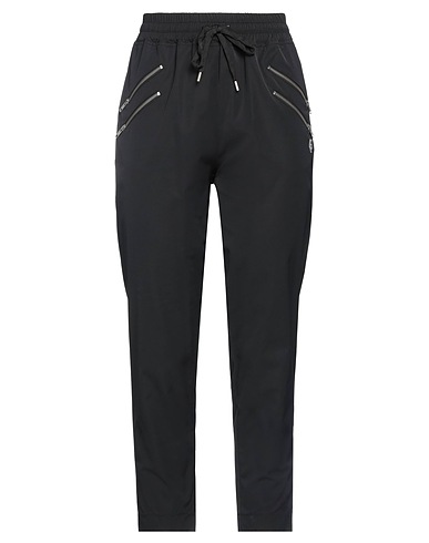 LOVE MOSCHINO Casual trouser Black 71% Polyamide, 29% Cotton