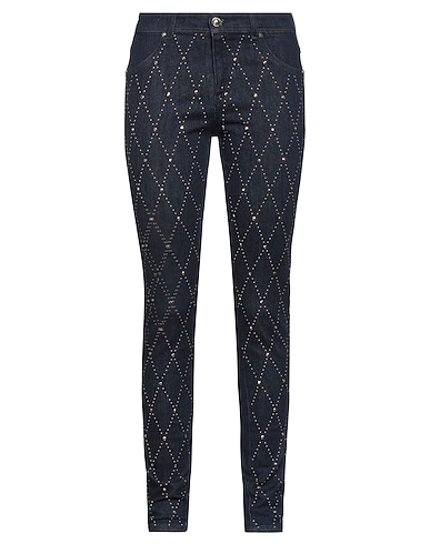 VERSACE JEANS Denim trousers Blue 98% Cotton, 2% Elastane