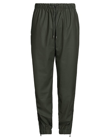 RAINS Casual trouser Military green 100% Polyester