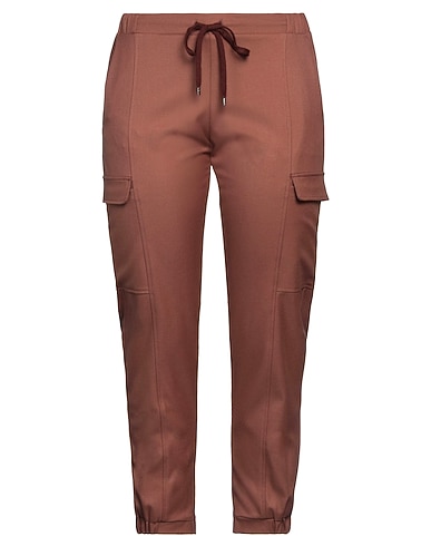 CARACTÈRE Cargo Brown 64% Polyester, 32% Viscose, 4% Elastane