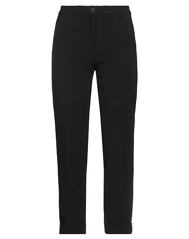 CARACTÈRE パンツ ブラック ポリエステル 59% / レーヨン 33% / ポリウレタン 8%