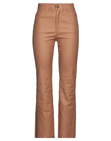 FEDERICA TOSI Casual trouser Camel 68% Viscose, 20% Polyamide, 10% Polyester, 2% Elastane