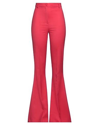 HEBE STUDIO Casual pants Fuchsia 97% Virgin Wool, 3% Elastane