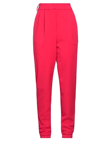 MANUEL RITZ Casual trouser Magenta 85% Polyester, 15% Elastane