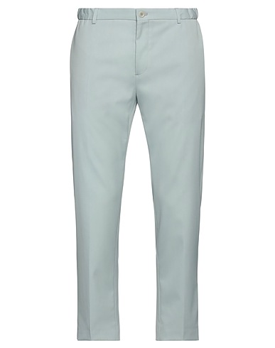 CALVIN KLEIN Casual trouser Sky blue 55% Polyester, 43% Wool, 2% Elastane