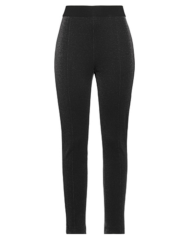 PENNYBLACK Casual pants Black 48% Polyamide, 37% Viscose, 9% Metallic fiber, 6% Elastane