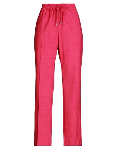MAX&Co. Casual trouser Magenta 54% Polyester, 44% Virgin Wool, 2% Elastane
