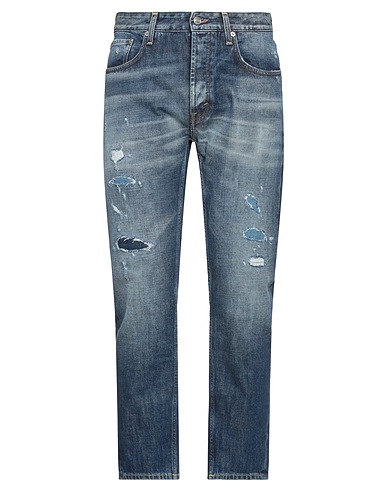 DEPARTMENT 5 Denim trousers Blue 100% Cotton