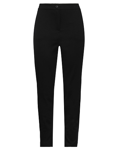 TENSIONE IN Casual pants Black 65% Viscose, 30% Nylon, 5% Elastane