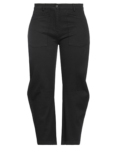8PM Casual trouser Black 97% Cotton, 3% Elastane