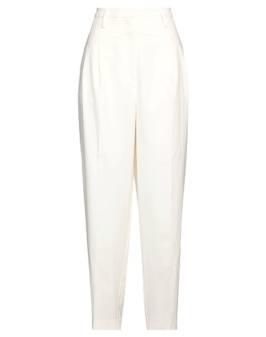 REMAIN BIRGER CHRISTENSEN Casual pants Ivory 42% Polyester, 41% Wool, 14% Viscose, 3% Elastane