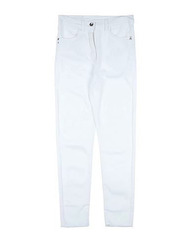 PATRIZIA PEPE Denim pants White 98% Cotton, 2% Elastane