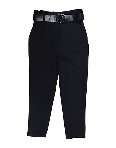 J'AIME’ Casual trouser Black 100% Polyester, Elastane