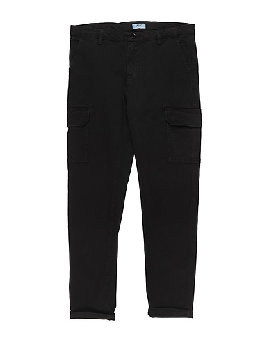 LIU •JO MAN Casual pants Black 98% Cotton, 2% Elastane