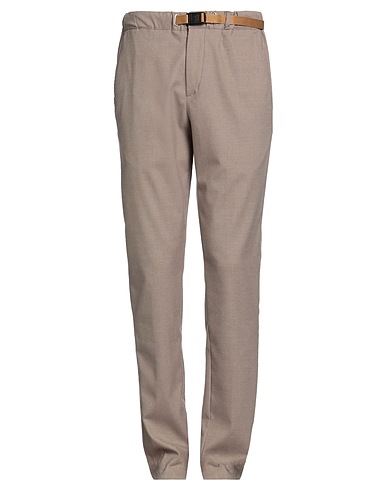 WHITE SAND Casual pants Taupe 68% Polyester, 30% Viscose, 2% Elastane