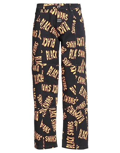 LIBERAL YOUTH MINISTRY Denim pants Black 100% Cotton