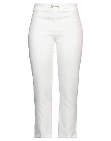 ANIMAGEMELLA Pantalone Avorio 90% Poliestere, 10% Elastan