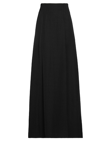 JIL SANDER Maxi Skirts Black 57% Viscose, 43% Silk
