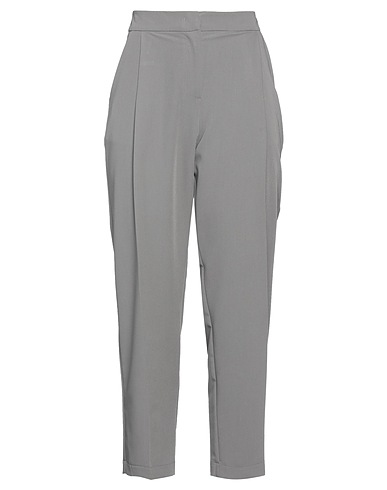 FACE TO FACE STYLE Casual trouser Grey 65% PES - Polyethersulfone, 30% Rayon, 5% Elastane